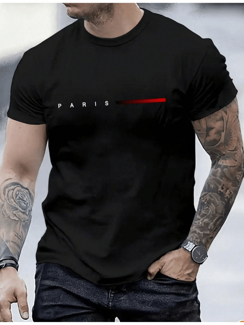 Camiseta Masculina Paris Algodão RF04