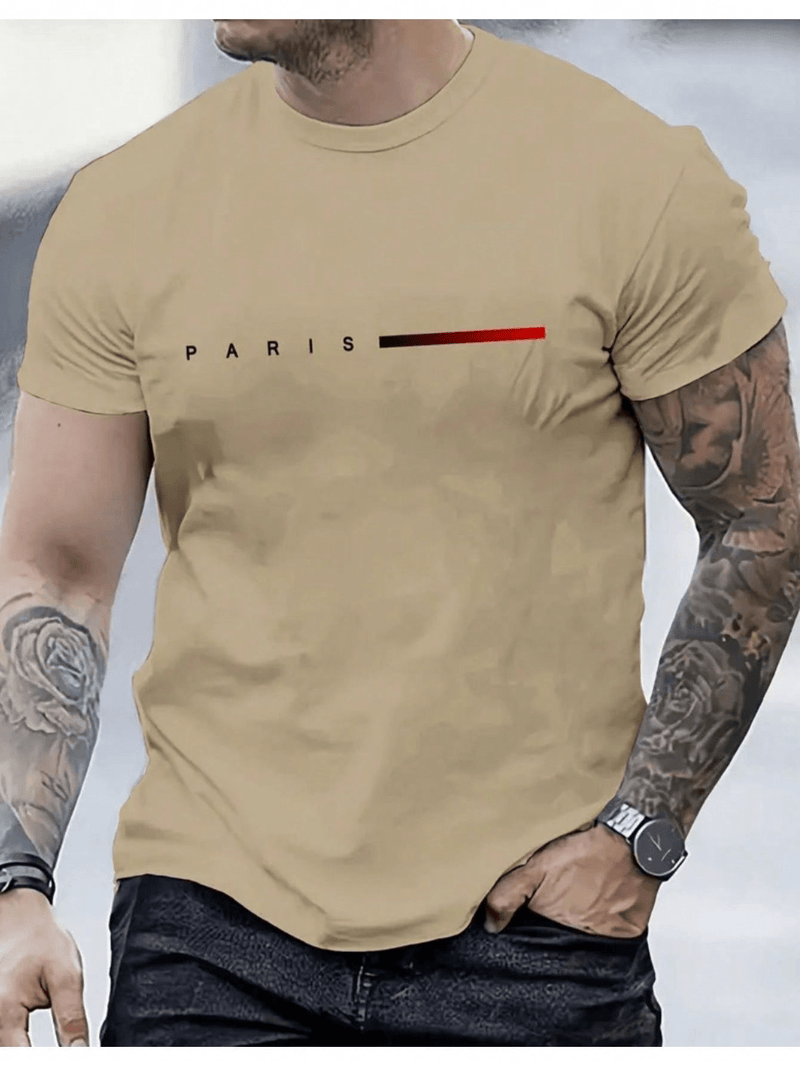 Camiseta Masculina Paris Algodão RF04