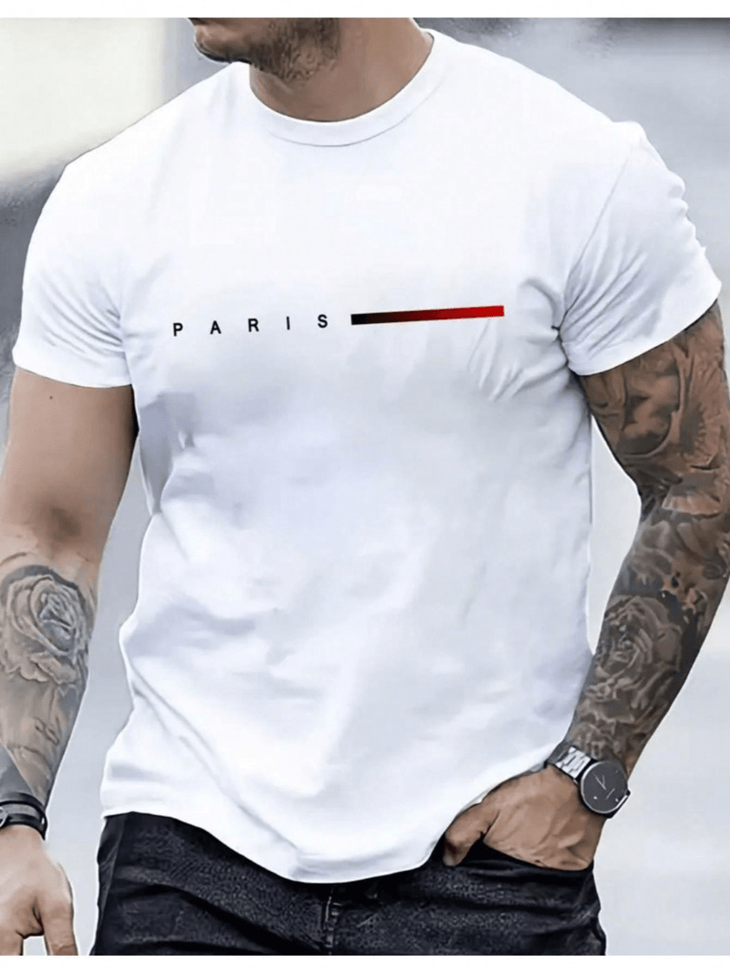 Camiseta Masculina Paris Algodão RF04