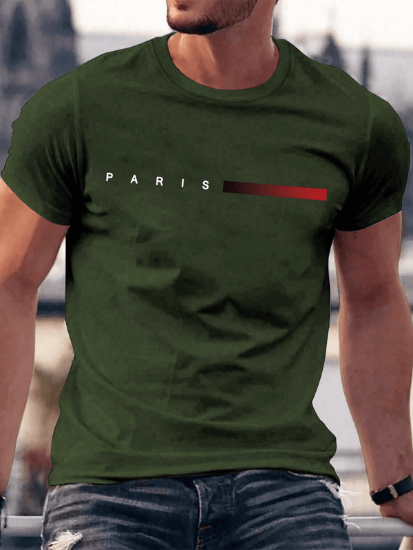 Camiseta Masculina Paris Algodão RF04