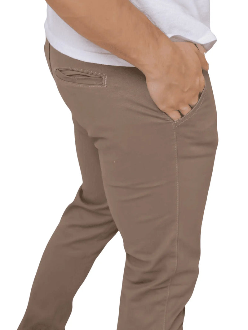 Calça Sarja Masculina Alfaiataria Esporte Fino