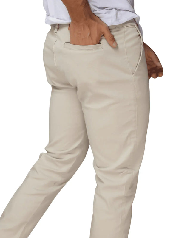Calça Sarja Masculina Alfaiataria Esporte Fino
