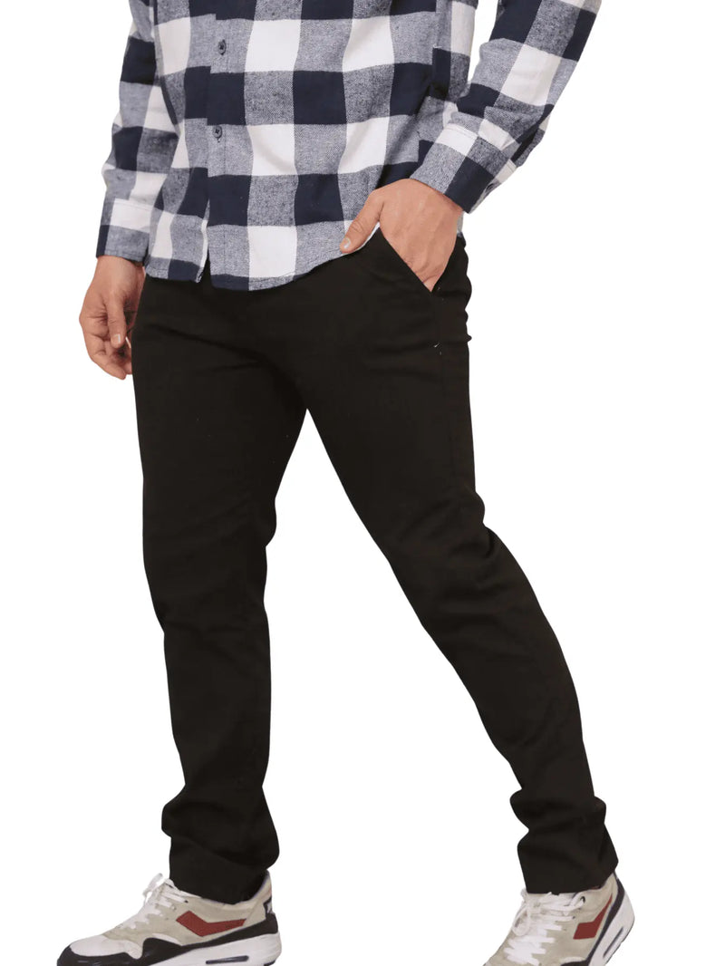 Calça Sarja Masculina Alfaiataria Esporte Fino
