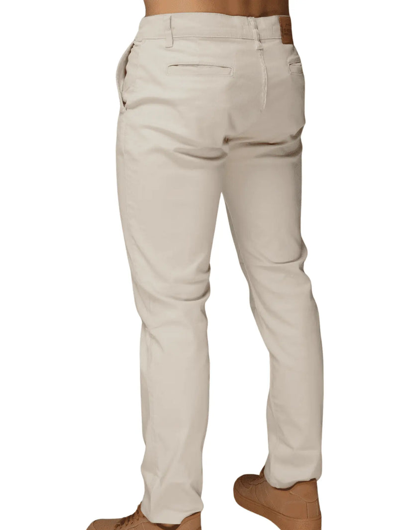 Calça Sarja Masculina Alfaiataria Esporte Fino
