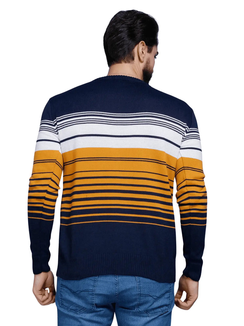 Suéter Masculino Tricô Gola Redonda Máximo Conforto