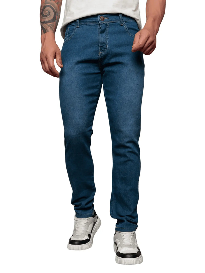 Calça Jeans Masculina Skinny Com Lycra Elastano Lucas