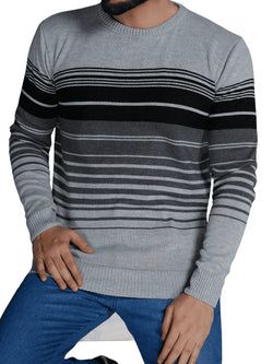 Suéter Masculino Tricô Gola Redonda Máximo Conforto