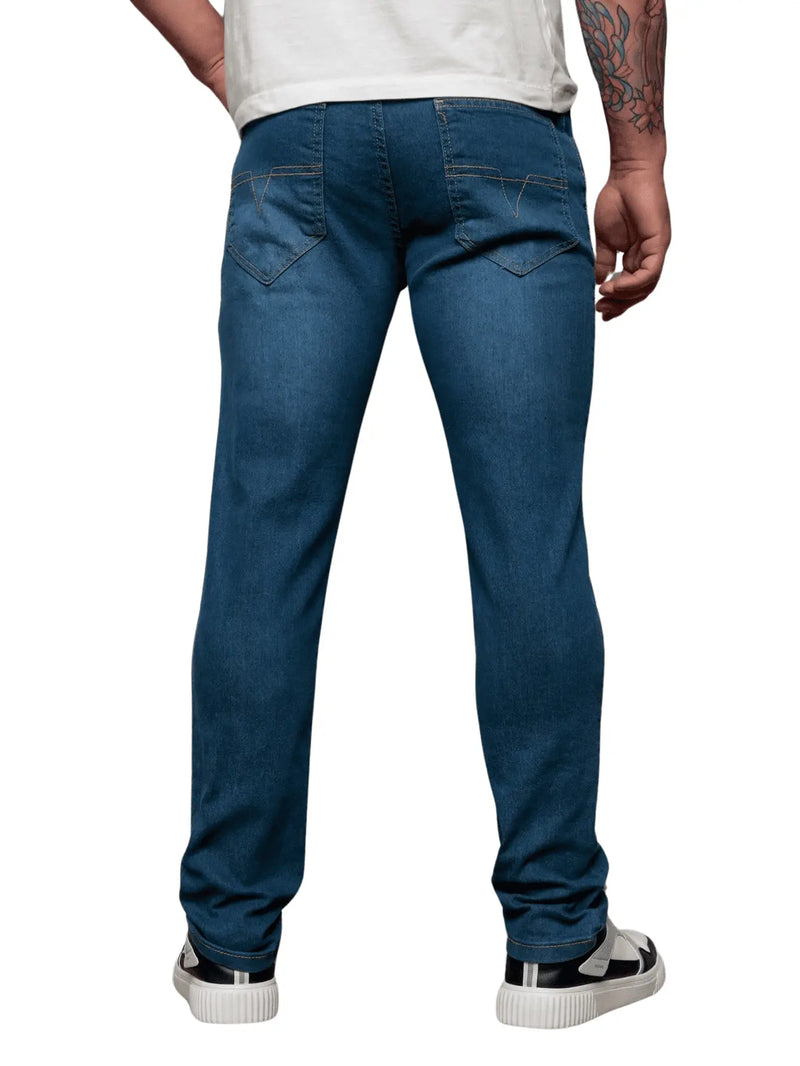 Calça Jeans Masculina Skinny Com Lycra Elastano Lucas