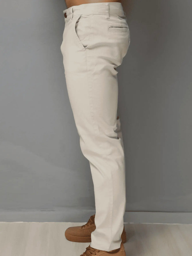 Calça Sarja Masculina Alfaiataria Esporte Fino