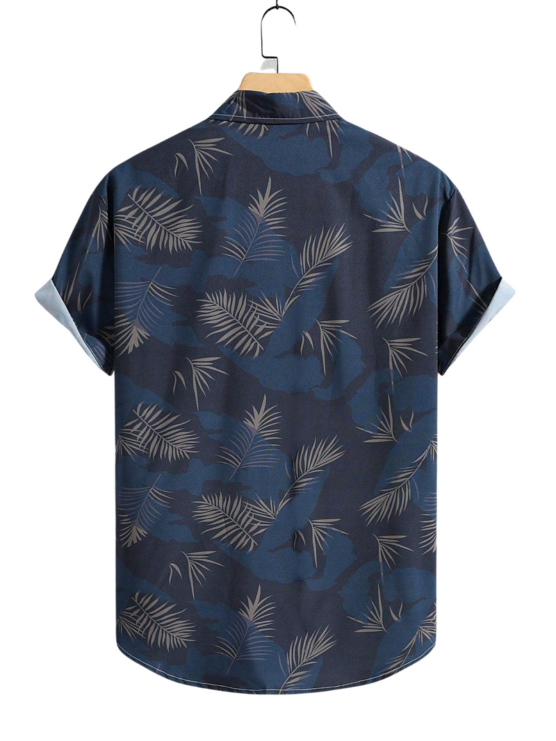 Camisa Masculina Tropical Sunset